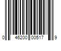 Barcode Image for UPC code 046200005179