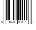 Barcode Image for UPC code 046208000077