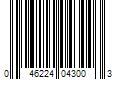 Barcode Image for UPC code 046224043003