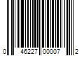 Barcode Image for UPC code 046227000072