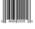 Barcode Image for UPC code 046265000058