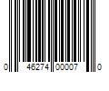 Barcode Image for UPC code 046274000070