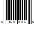 Barcode Image for UPC code 046300000968