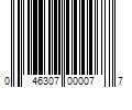 Barcode Image for UPC code 046307000077