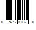 Barcode Image for UPC code 046317000050