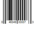 Barcode Image for UPC code 046349000073