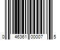 Barcode Image for UPC code 046361000075