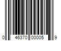 Barcode Image for UPC code 046370000059