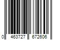 Barcode Image for UPC code 0463727672606