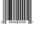 Barcode Image for UPC code 046392000051