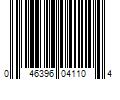 Barcode Image for UPC code 046396041104