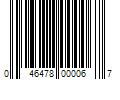 Barcode Image for UPC code 046478000067