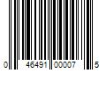 Barcode Image for UPC code 046491000075