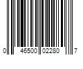 Barcode Image for UPC code 046500022807