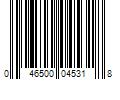 Barcode Image for UPC code 046500045318