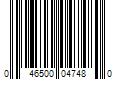 Barcode Image for UPC code 046500047480