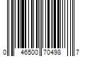 Barcode Image for UPC code 046500704987