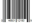 Barcode Image for UPC code 046501121509