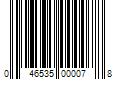 Barcode Image for UPC code 046535000078