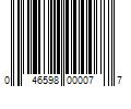 Barcode Image for UPC code 046598000077