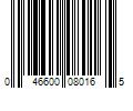 Barcode Image for UPC code 046600080165