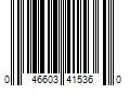 Barcode Image for UPC code 046603415360