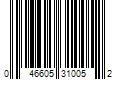 Barcode Image for UPC code 046605310052