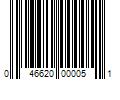 Barcode Image for UPC code 046620000051