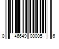 Barcode Image for UPC code 046649000056