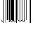 Barcode Image for UPC code 046680000091