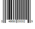 Barcode Image for UPC code 046690000029