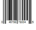 Barcode Image for UPC code 046798780045