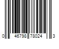 Barcode Image for UPC code 046798780243