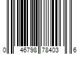 Barcode Image for UPC code 046798784036