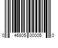 Barcode Image for UPC code 046805000050