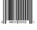 Barcode Image for UPC code 046810000021