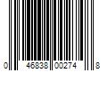 Barcode Image for UPC code 046838002748