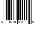 Barcode Image for UPC code 046894000078