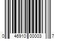 Barcode Image for UPC code 046910000037