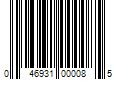 Barcode Image for UPC code 046931000085