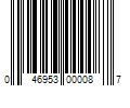 Barcode Image for UPC code 046953000087