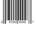 Barcode Image for UPC code 047000000487