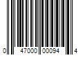 Barcode Image for UPC code 047000000944