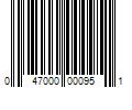 Barcode Image for UPC code 047000000951