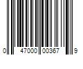 Barcode Image for UPC code 047000003679