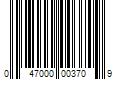 Barcode Image for UPC code 047000003709