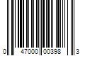 Barcode Image for UPC code 047000003983