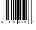 Barcode Image for UPC code 047000005901