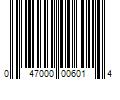 Barcode Image for UPC code 047000006014