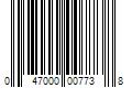 Barcode Image for UPC code 047000007738